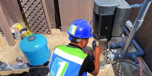 Install & Connect (Water Pump Motor)